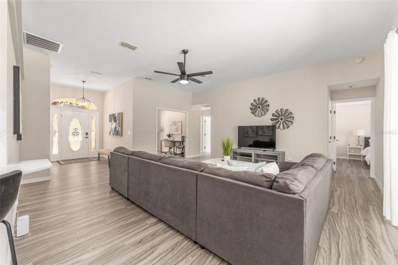 Great room toward foyer