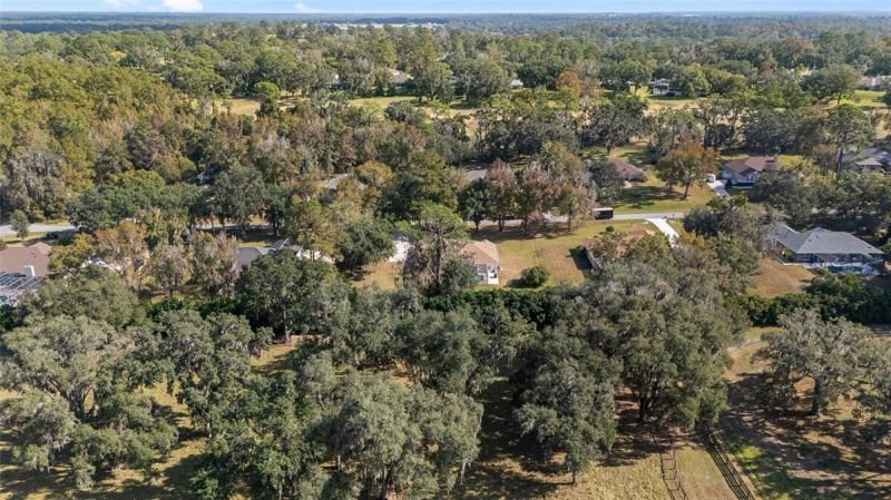 Aerial, wide neighborhood